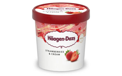 Häagen-Dazs Strawberries & cream mini cup 95ml από την COLD SIN AE