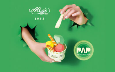 Χάρτινα μπολ παγωτού “PAP” Alcas από την LAOUDIS FOODS