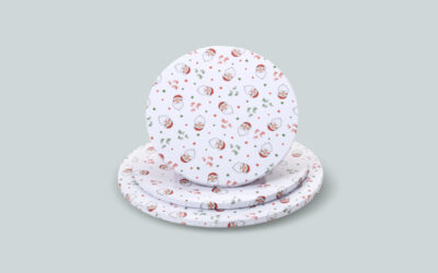 Δίσκοι στρογγυλοί χριστουγεννιάτικοι από την PANDECOR