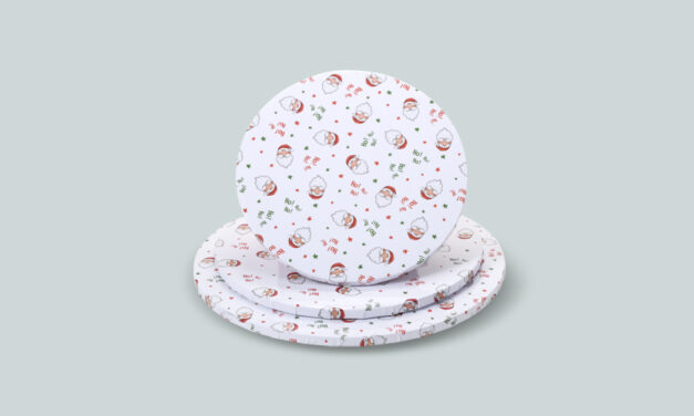 Δίσκοι στρογγυλοί χριστουγεννιάτικοι από την PANDECOR