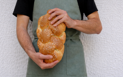 Vegan προζυμένιο τσουρέκι με φυσικό προζύμι