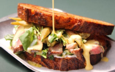 Cheese Steak Sandwich σε προζυμένιο ψωμί